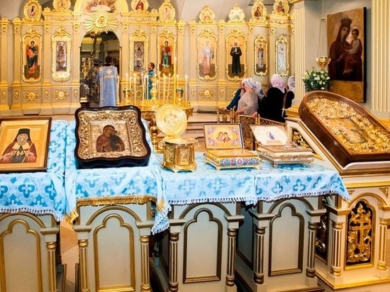 В Тамбов прибыли святыни из Свято-Введенского Толгского женского монастыря Ярославской епархии
