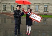 Клоуны из Санкт-Петербурга вышли на акцию протеста