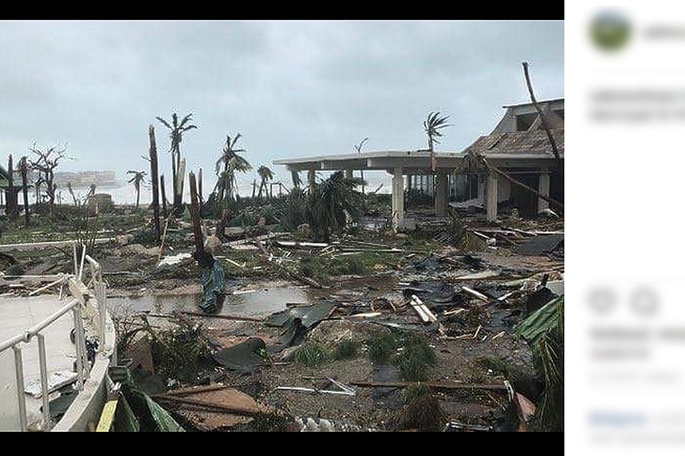 Смертоносный ураган "Ирма" не оставил от Карибов камня на камне