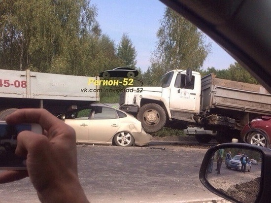 Четыре автомобиля столкнулись на трассе Нижний Новгород – Касимов 