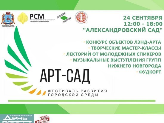 Фестиваль развития городской среды пройдет в Нижнем Новгороде