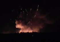 Военная прокуратура Украины назвала диверсией пожар на складе боеприпасов вблизи поселка Калиновка Винницкой области