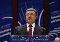 Cегодня президент Украины Петр Порошенко солировал на сессии ПАСЕ, проходящей в Страсбурге