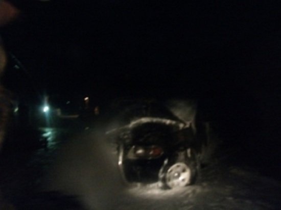 В Переславле пожар уничтожил автомобиль