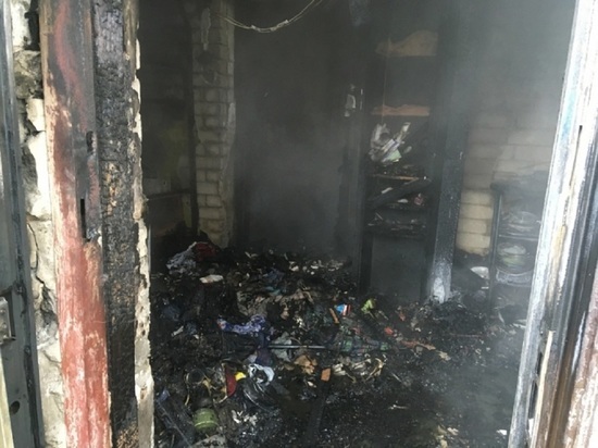 В Ярославле сгорел частный дом