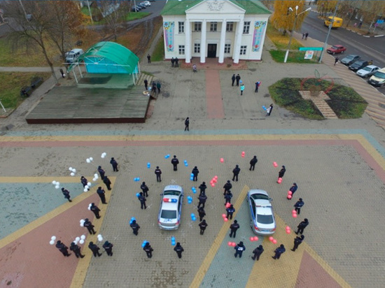 Белгородские полицейские устроили флешмоб