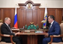 Президент России Владимир Путин провел рабочую встречу с главой Ингушетии Юнус-Беком Евкуровым