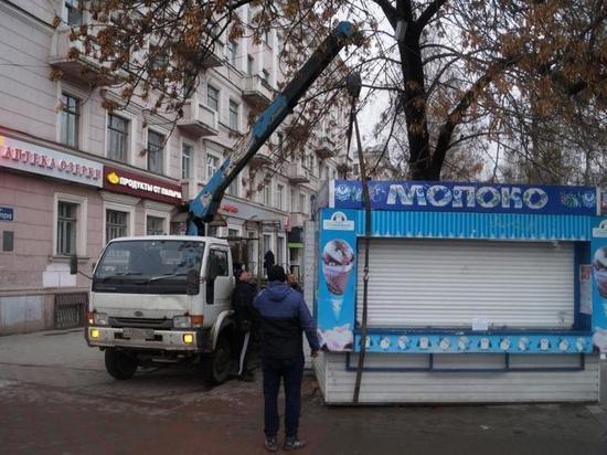 Киоск «Молоко» снесли в центре Сормова в Нижнем Новгороде