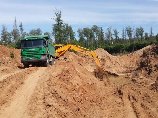 Организации под Боровском незаконно накопали полезных ископаемых на 24 млн руб.