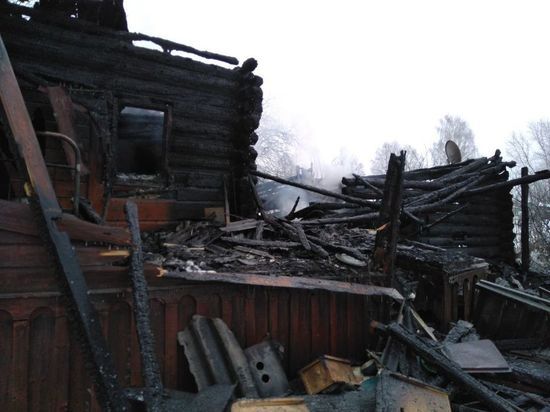На пожаре в Сусанино погиб человек