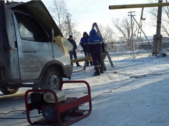 В Бузулуке «ГАЗ» протаранил газопровод