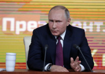 Прошедшая в четверг тринадцатая пресс-конференция Владимира Путина в очередной раз запомнилась яркими цитатами и анекдотом от президента