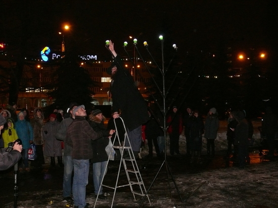 Сегодня в Костроме зажгут седьмую свечу в честь празднования Хануки