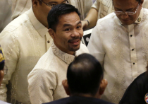 Мэнни Пакьяо, который успешно совмещает спортивную и политическую карьеры, может пойти дальше сената Филиппин