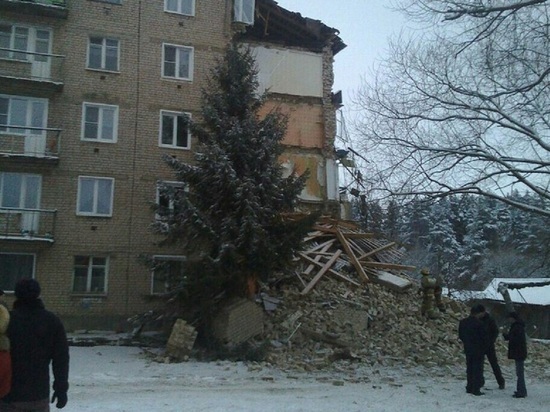 В Ивановской области рухнула стена жилого пятиэтажного дома