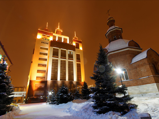 Оренбург, снег в новогоднюю ночь не жди!