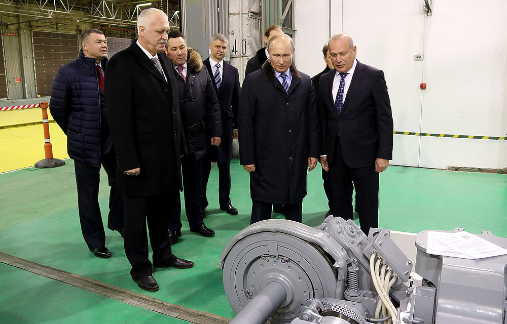 Владимир Путин посетил Тверской вагоностроительный завод
