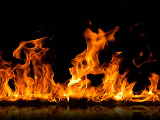 В Липецкой области в результате пожара сгорел ангар