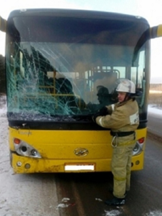 ДТП с пассажирским автобусом произошло под Калугой 