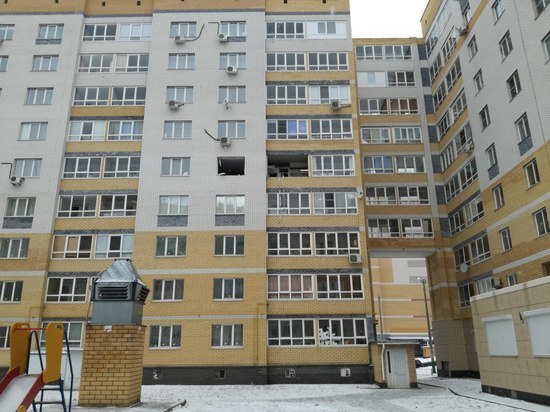 Хлопок газа выбил окна в жилом доме в Нижнем Новгороде
