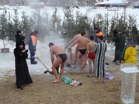 В Томске купания пройдут при тридцатиградусном морозе