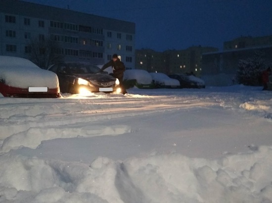 На Костромскую область обрушился снежный циклон
