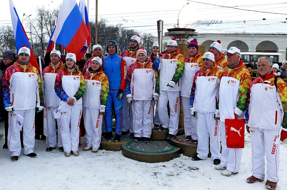 «Мы - команда России»: костромичи поддержали спортсменов-участников Олимпийских игр в Пхенчхане