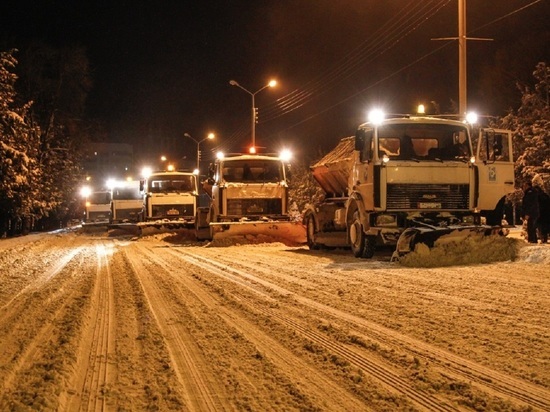 За ночь с улиц Иваново вывезли 3,5 тыс.кубометров снега