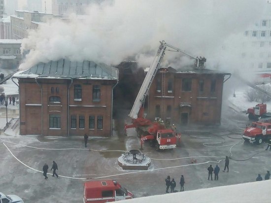 В МЧС сообщили подробности пожара в «Доме афганцев» в Барнауле