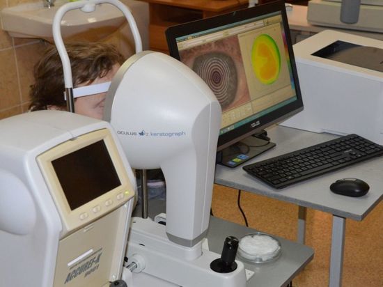 Современный прибор для диагностики получили кемеровские офтальмологи 