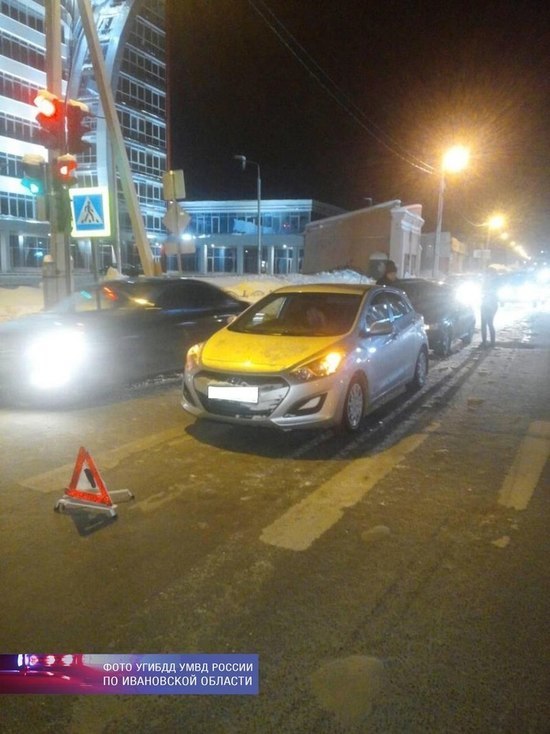 В Иванове пьяная автоледи  с двумя детьми попала в аварию