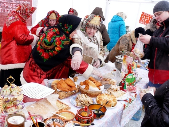 Проводы Зимы завершились в Костроме веселой Масленицей