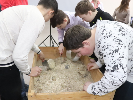 В Музее естествознания СГТУ открылась лаборатория для юных палеонтологов и археологов