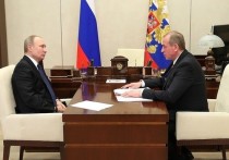 Владимир Путин провел рабочую встречу с губернатором Иркутской области Сергеем Левченко