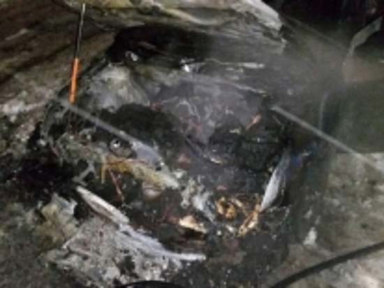 Сгорел дотла: на улице Шубиных в Иванове сгорел автомобиль