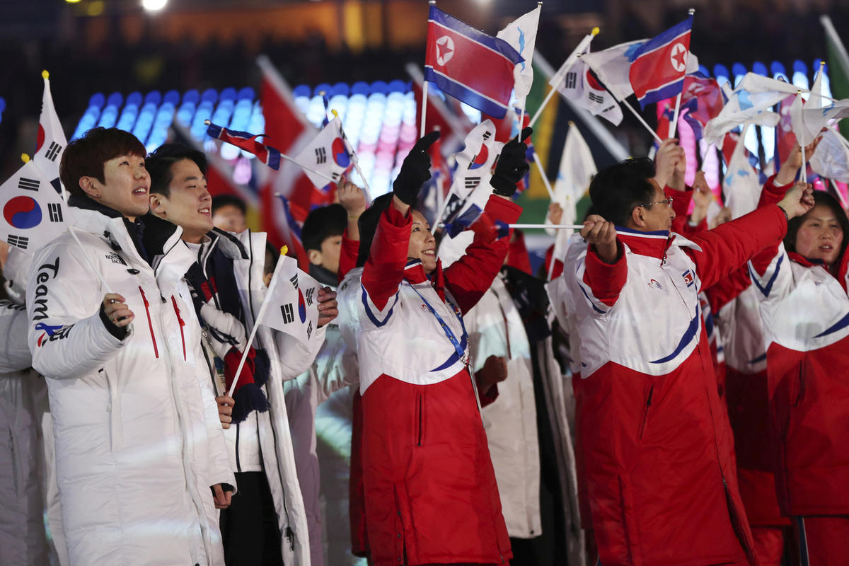 Спортсмены южной кореи. Южная Корея Пхеньян. Зимние Олимпийские игры 2018 в Пхёнчхане, Южная Корея. Северная Корея на Олимпиаде 2018.