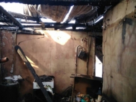 В Мордовии пожар уничтожил жилой дом