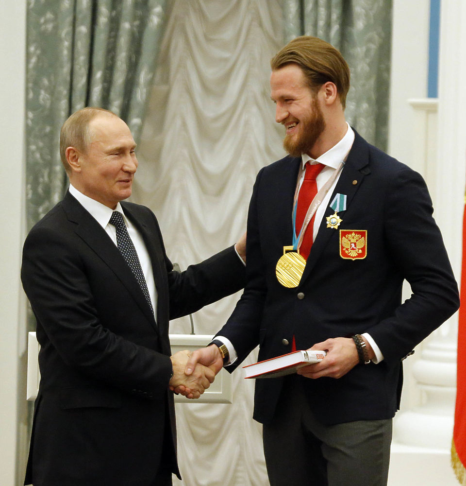 Загитова, Медведева и другие олимпийцы на вручении наград Путиным