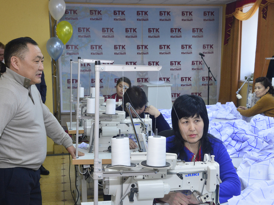 В Туве открыто новое швейное производство 