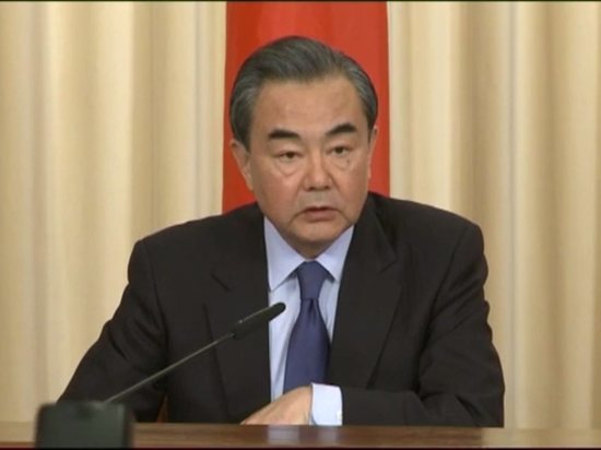 Заявление прозвучало на пресс-конференции главы МИД КНР