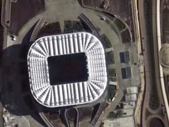 Спутники сфотографировали стадион «Ростов-Арена» из космоса