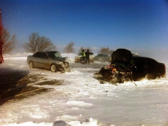 В Сызранском районе при столкновении «Субару» и «Гранты» пострадали два человека
