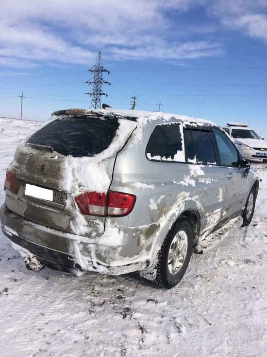 На трассе «Оренбург - Орск» в ДТП пострадал пассажир иномарки
