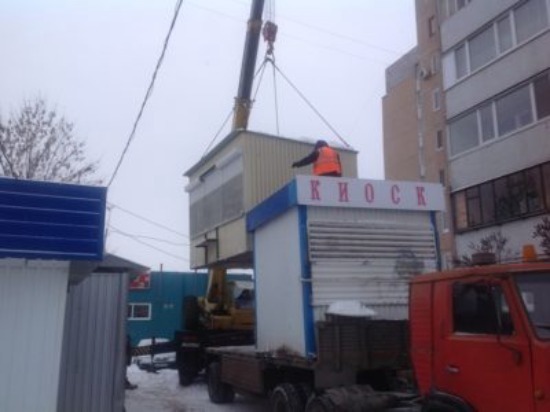 В Ульяновске снесут незаконный киоск на улице Отрадной