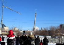 В Екатеринбурге разрушили недостроенную телебашню, на месте которой УГМК планирует возвести ледовую арену