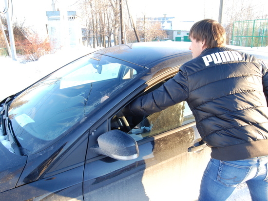 В центре Тамбова угнали автомобиль "Приору"