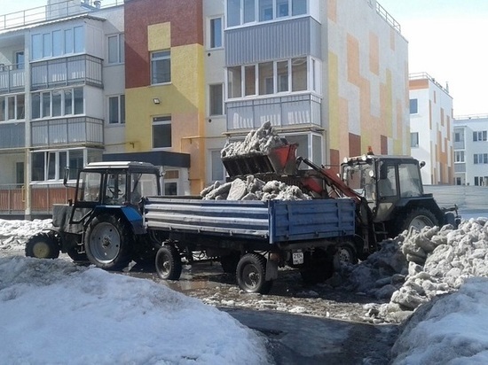 В Ульяновске талыми водами затопило целый микрорайон  