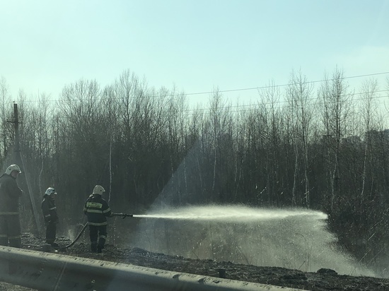 Пожары, ДТП и подтопления в работе МЧС России по Тульской области за прошедшие сутки