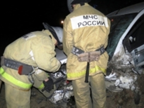 Водитель автомобиля ВАЗ погиб в результате жесткого ДТП под Калугой 