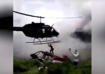 В Колумбии операция по подъему разбившегося ранее вертолета привела к новой авиакатастрофе